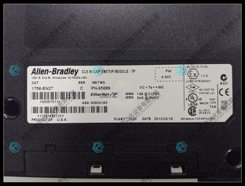 A-B 1756-EN2T以太網(wǎng)/IP通信模塊