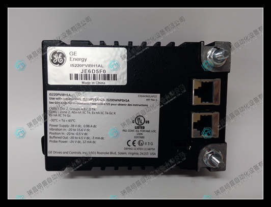 GE IS220PVIBH1AL接口模塊