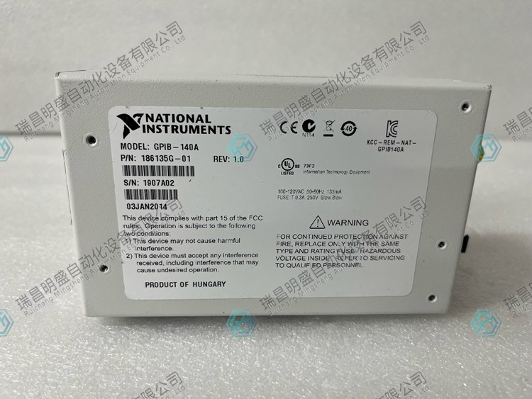NI GPIB-140A 186135G-01數(shù)據(jù)采集模塊