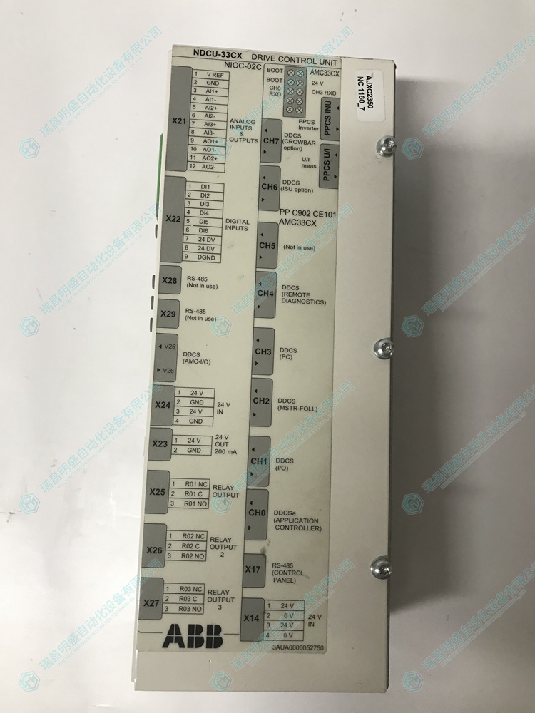 ABB NDCU-33CX 3AUA0000052751 輸入輸出模塊