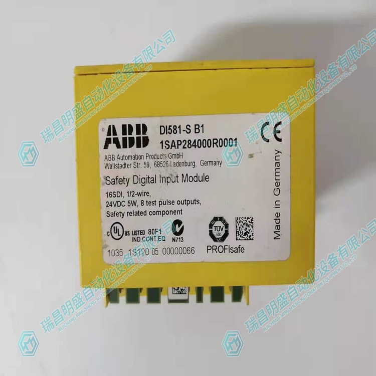 ABB DI581-S B1 1SAP284000R0001數(shù)字量輸入卡件