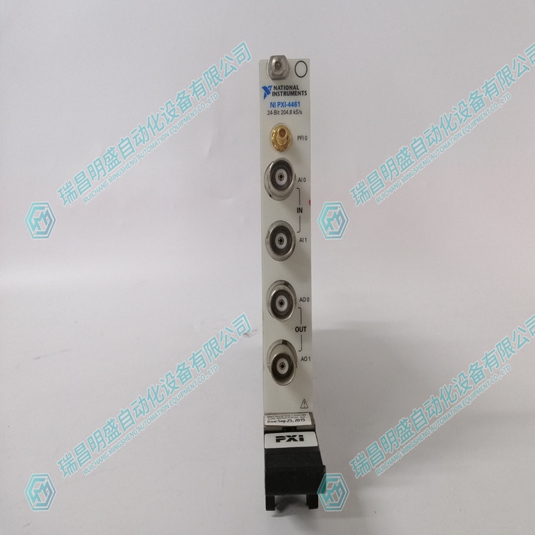 NI PXI-4461 186900T-11L 雙輸入輸出聲音與振動模塊