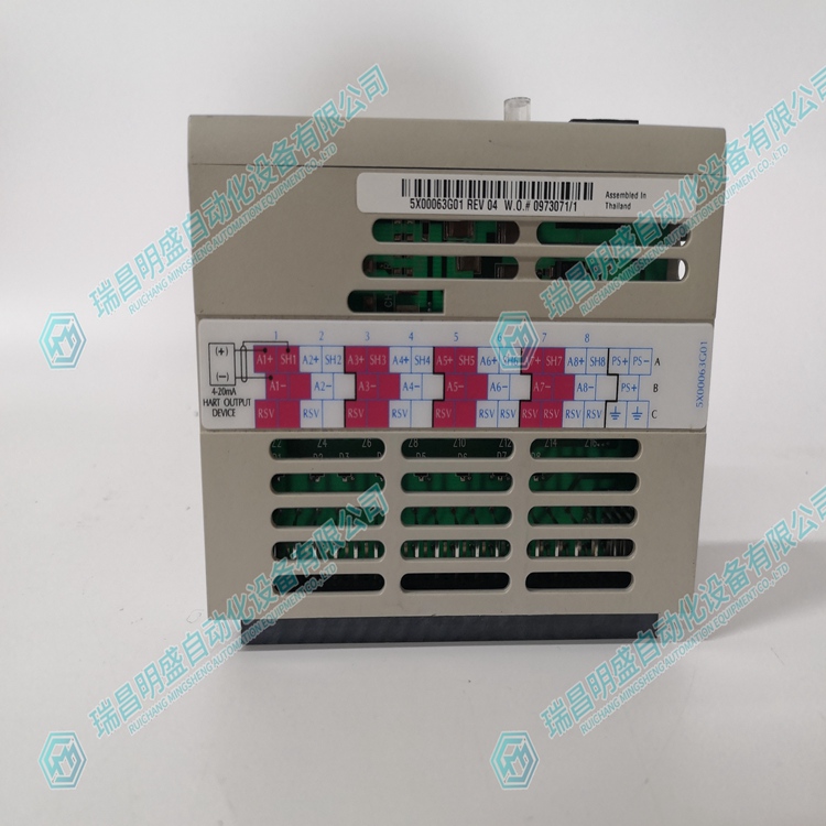 EMERSON 5X00063G01 輸入輸出模塊