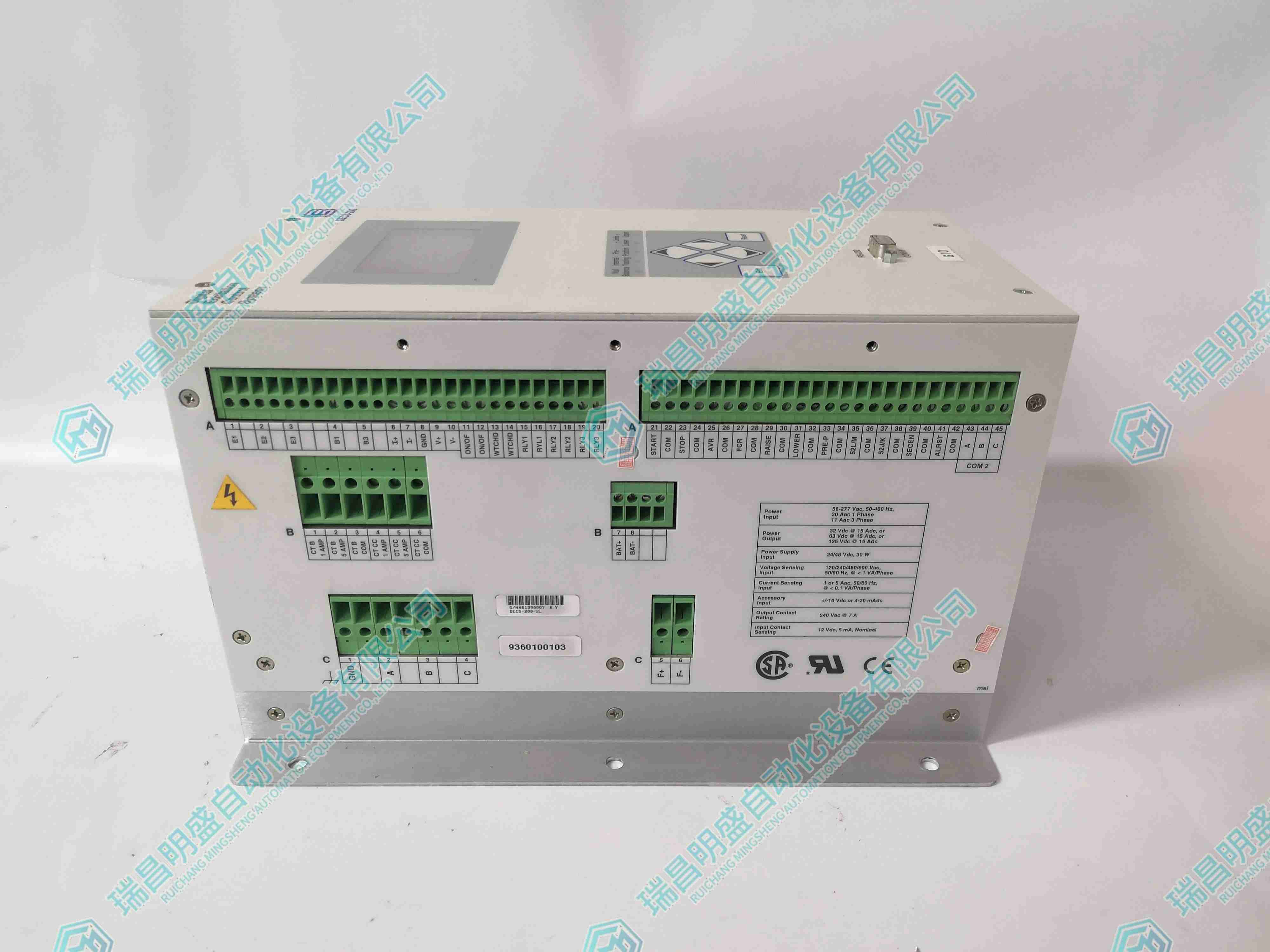 BASLER DECS-200-2L 勵(lì)磁控制模塊