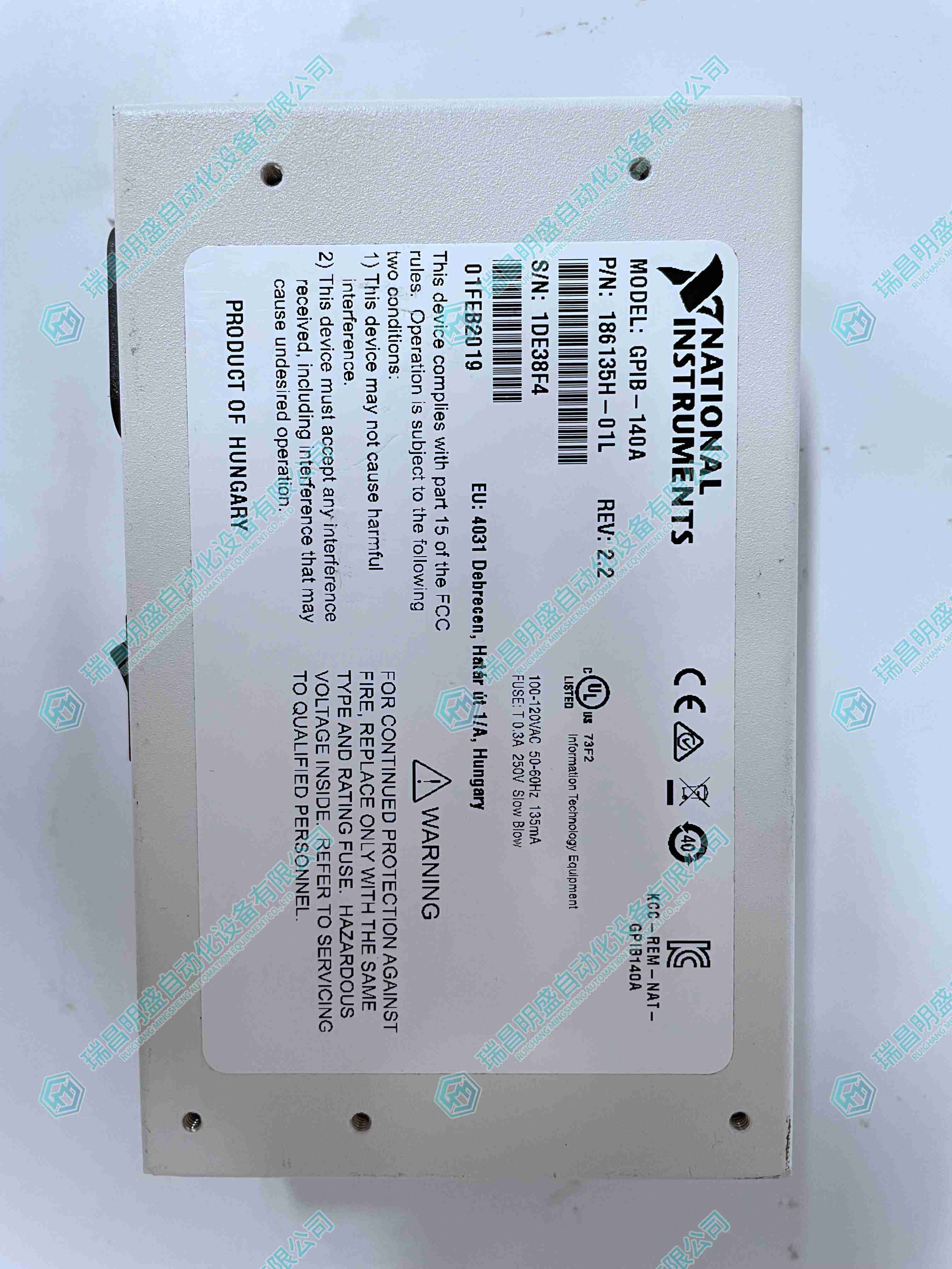 NI GPIB-140A 186135F-31 控制脈沖卡件模塊 