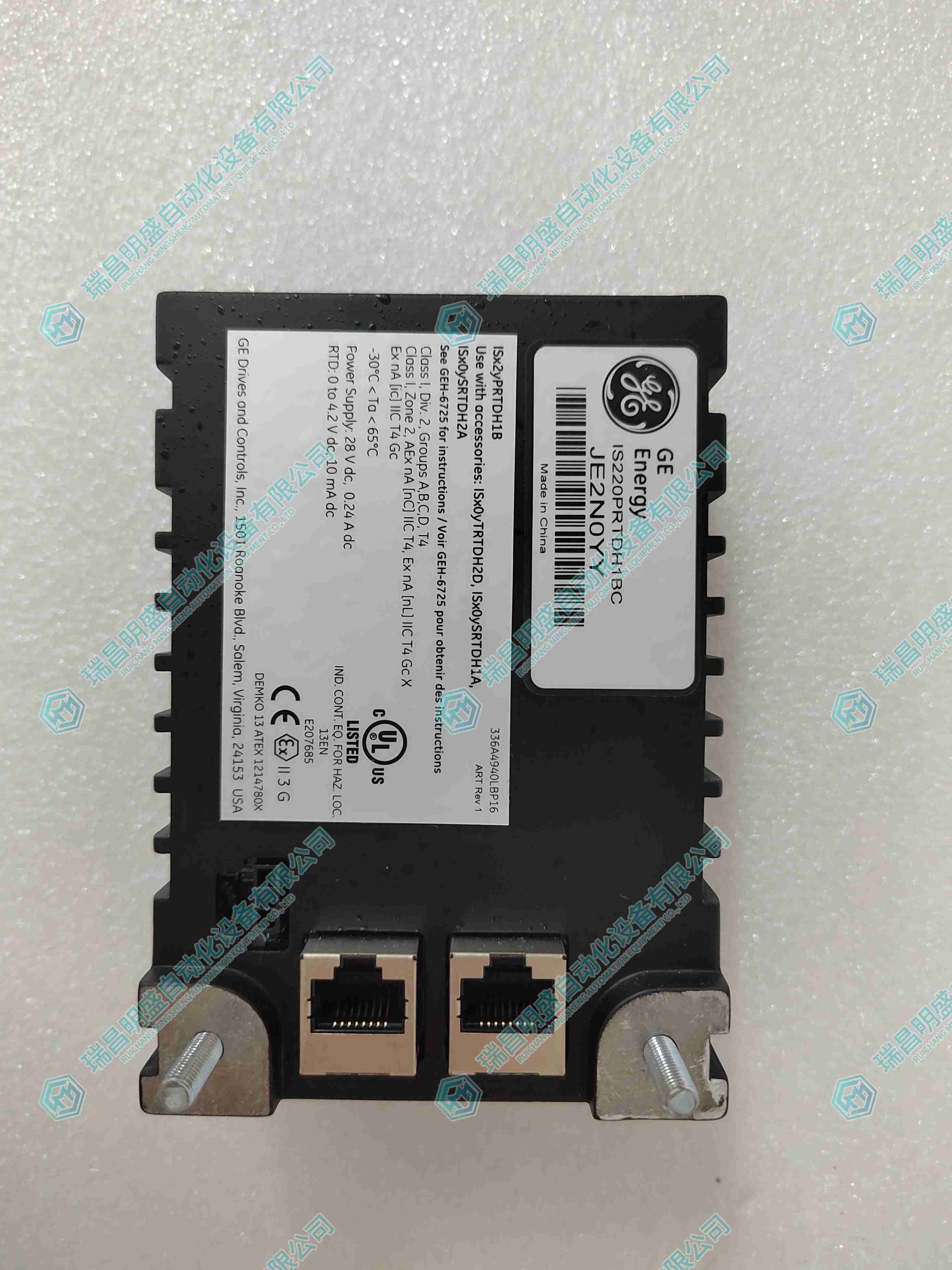 GE IS220PRTDH1BC 336A5026ADP13 電阻溫度輸入模塊