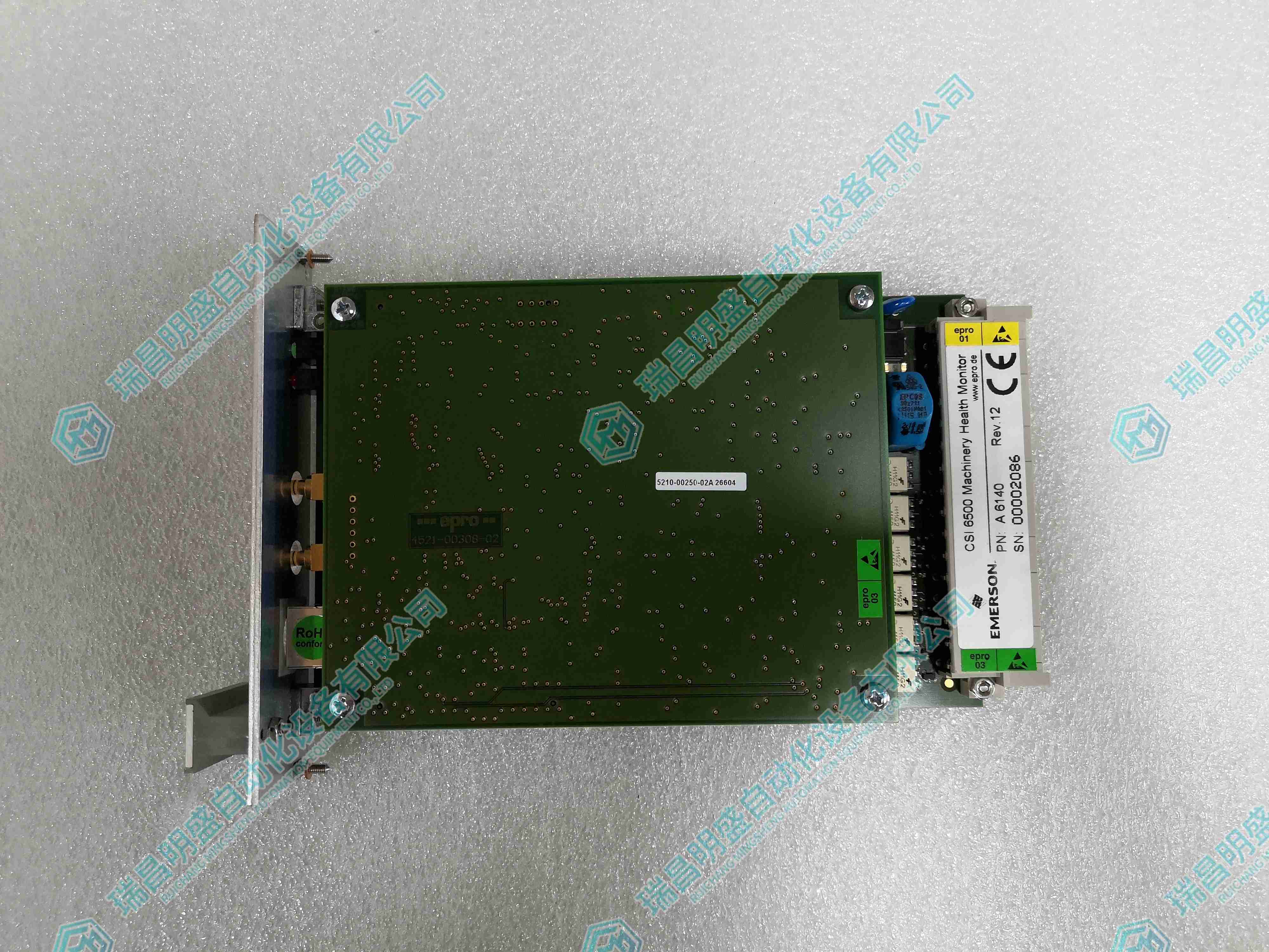 EMERSON A6140 9199-00058 振動(dòng)監(jiān)測(cè)模塊