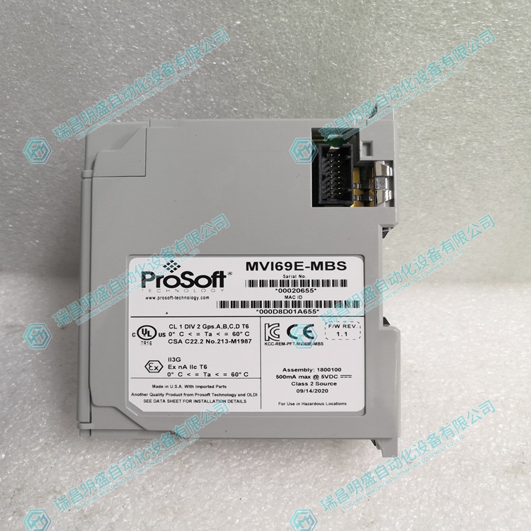  PROSOFT MVI69E-MBS 通訊模塊