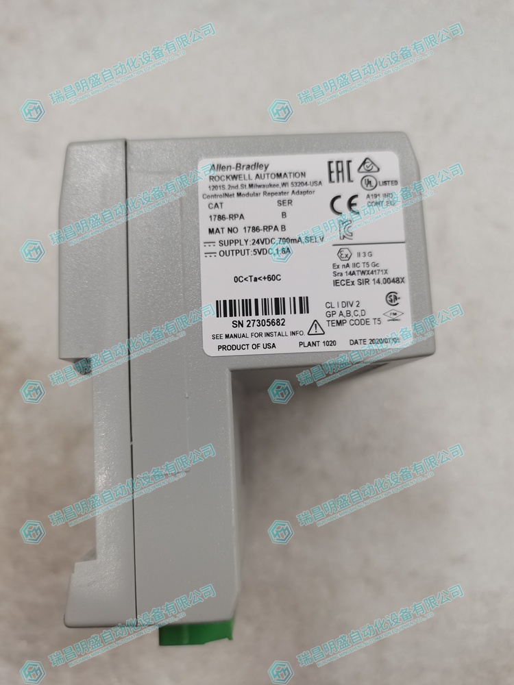 AB 1786-RPA適配器模塊有高達(dá)5M的通信速率