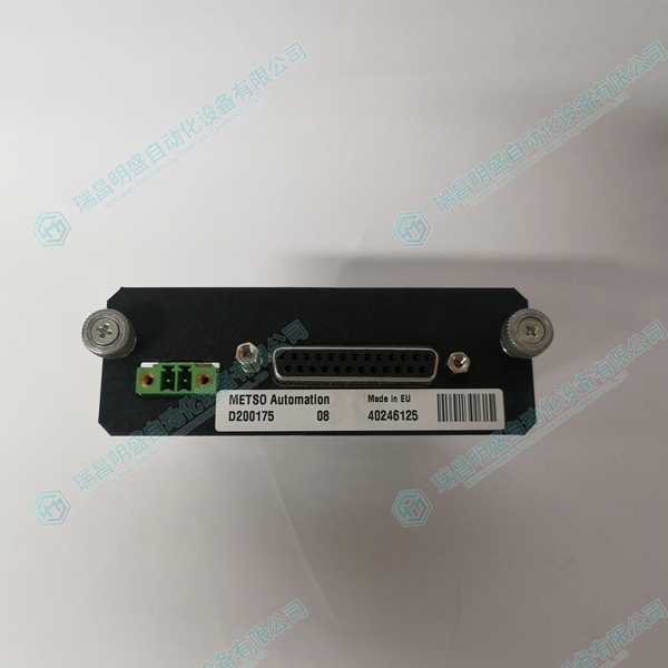 Metso D200175模擬輸入電子模塊內(nèi)置了以太網(wǎng)端口