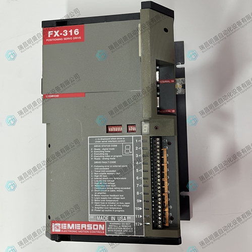 Emerson  FX-316 960132-01 定位伺服驅(qū)動器
