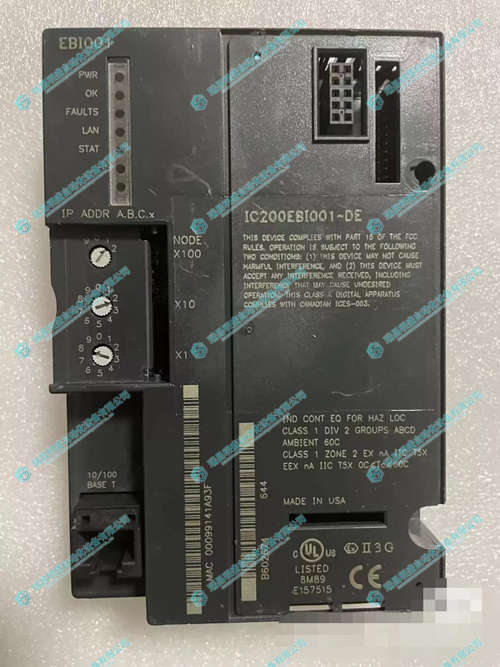 GE IC200EBI001 控制器模塊