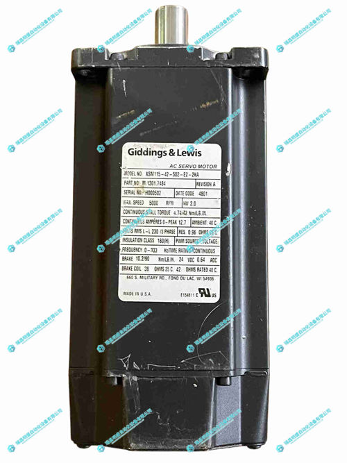 GIDDINGS & LEWIS XSM115-42-502-E2-2KA交流電伺服電機(jī)