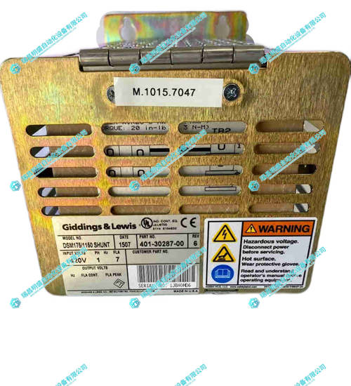 GIDDINGS & LEWIS M.1015.7047電源模塊